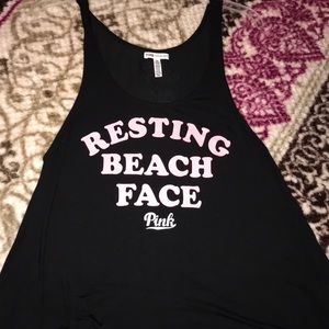 Victoria Secret Resting Beach Face Tank Top